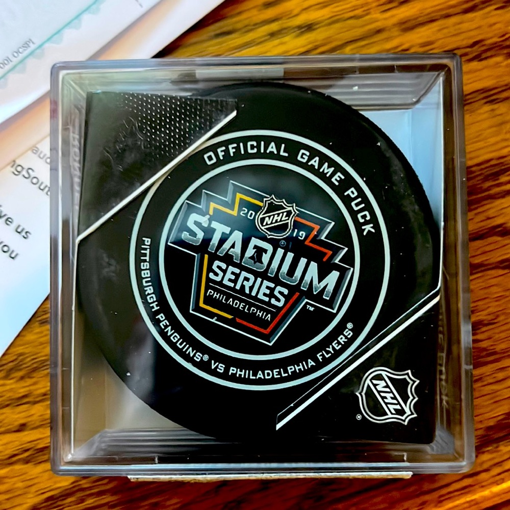 Stadium Series 2019 Official Game Puck